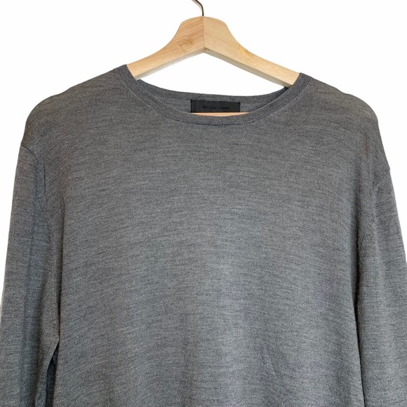 Nicole FARHI Grey Men’s Crew Neck Wool Sweater Size M - Picture 3 of 9
